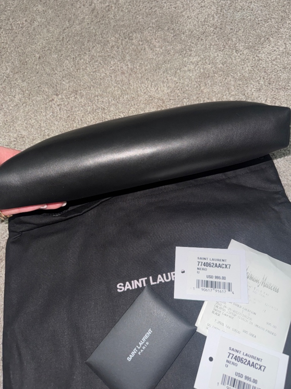 YSL Calypso ziptop clutch - Picture 4 of 4